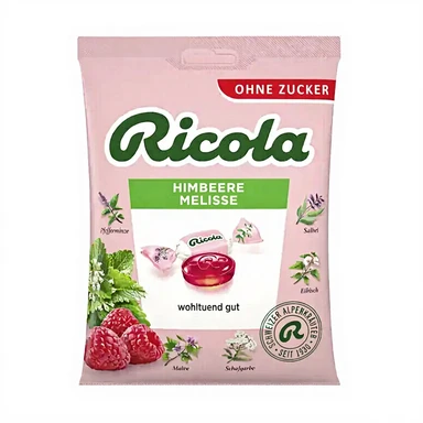Ricola Himbeer Zitronenmelisse Zuckerfrei