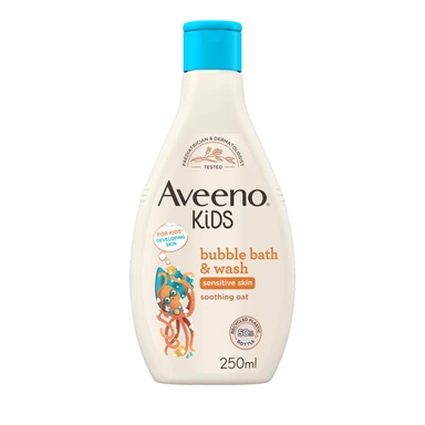 Aveeno Kids Bubble Bath & Wash 250ml