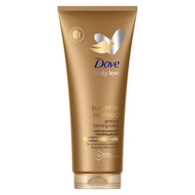 Dove Summer Revived Gradual Tanning Lotion Medium to Dark 200ml