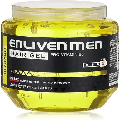 Enliven Hair Gel Yellow 500ml