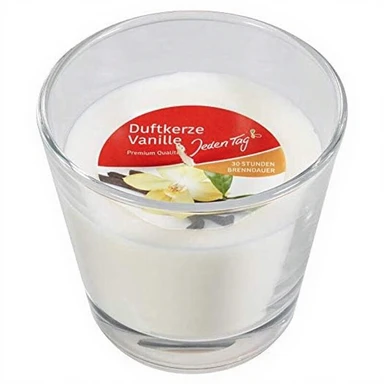 Jeden Tag Scented Candle in Glass Large Vanilla 1 pc