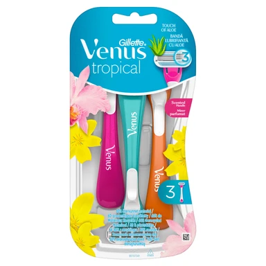 Gillette Venus Tropical Disposable Razors, Pack Of 3