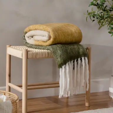 Yard Throw Rawton Ombre Natural/Moss 130x180cm