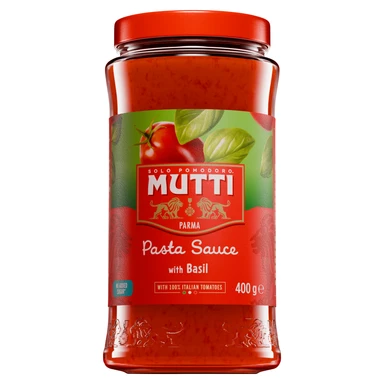 Mutti Tomato & Basil Pasta Sauce No Added Sugar 400g