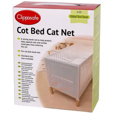 Clippasafe Cot Bed Cat Net 150cm x 75cm x 75cm