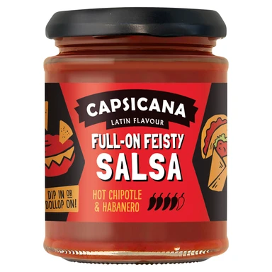 Capsicana Hot Chipotle & Habanero Salsa 285G