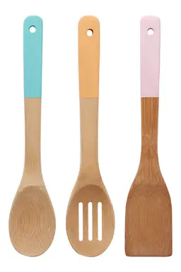 Essentials by Premier 3pc Bamboo Kitchen Utensil Set