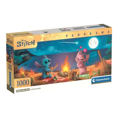 Clementoni Disney Stitch 1000 Piece Panorama Puzzle