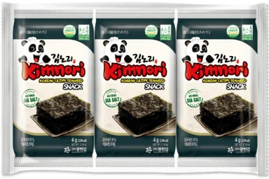 Kimnori Gewürzter Seetang ORIGINAL 3x4g