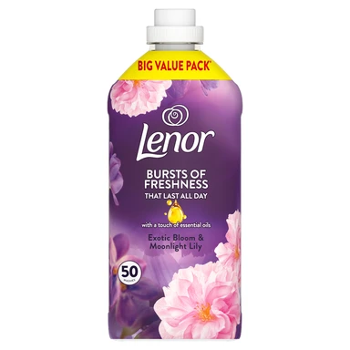 Lenor Fabric Conditioner, Exotic Bloom & Moonlight Lily, 50 Washes, 700ml