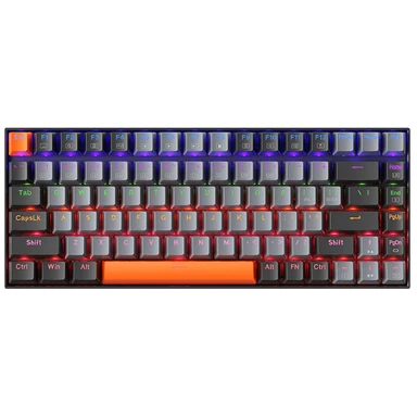 Machenike K500A-B84 75% Wired Keyboard, QWERTY US layout, Red Switch LED Backlit Light Gray