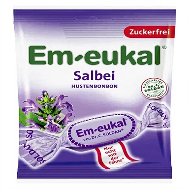 Em-eukal Salbei Bonbons zuckerfrei 75g