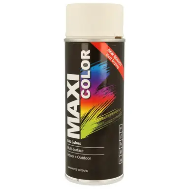 Maxicolor White Matt Spray Paint 400ml
