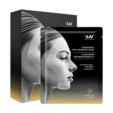 Histoire Naturelle Lot de 5 masques en tissu hydratants et anti-rides