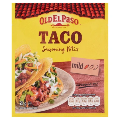 Old El Paso Garlic & Paprika Seasoning Mix 25g