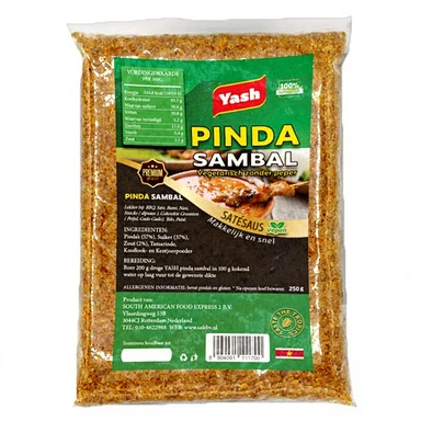 Yash Pindasaus Vegan Zonder Peper 250 g