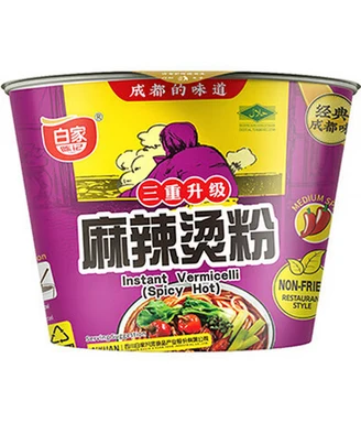 Bai Jia Kartoffel-Glasnudeln (Schale) - Scharf & würzig 105 g