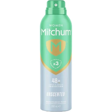 Mitchum Women Triple Odor Defense 48H Protection Aerosol Deodorant & Anti-Perspirant 200ml