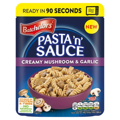 Batchelors Pasta'N'Sauce Microwave Pouch Mushroom And Garlic 200g