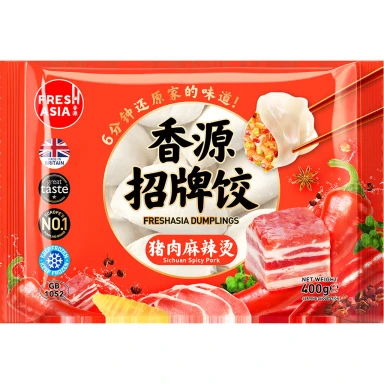 FRESHASIA Hot & Spicy Pork Dumplings 400g/pack