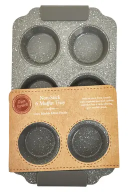 Maison by Premier Six Cup Marble Effect Muffin Tray