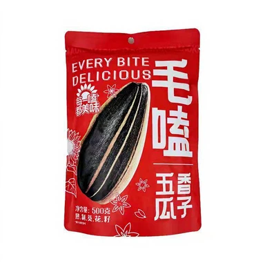 Qiaqia Sonnenblumenkerne, Fünf-Gewürz-Sonnenblumenkerne, 450g