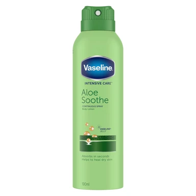 Vaseline Intensive Care Spray Moisturiser Aloe Soothe 190ml