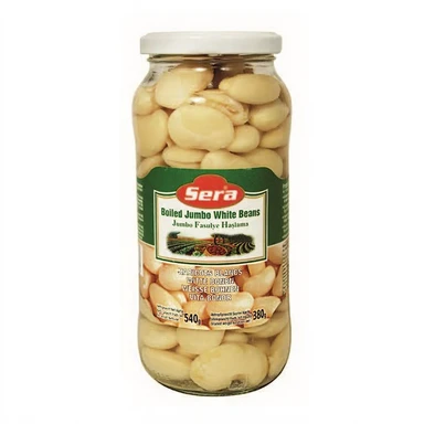 Sera Jumbo Weiße Bohnen (Faulye haslama) 580cc Türkisch