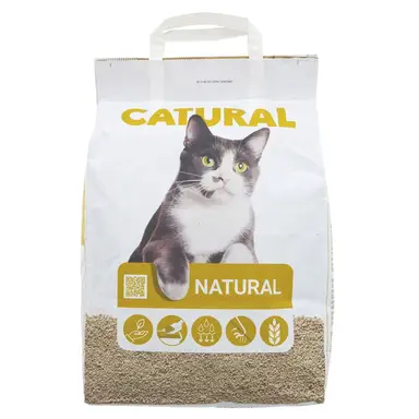 CATURAL Cat Litter Natural 100% Plant based by product 8L