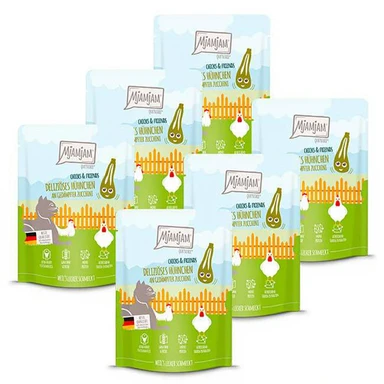 MjAMjAM - Quetschie - Chicks & Friends exquise kip met gestoomde courgettes 6 x 300 g