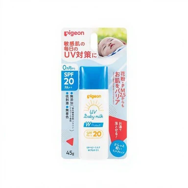Pigeon Baby UV-beschermende Lotion SPF20 PA++ 45 g (Gevoelige huid, dagelijks gebruik)