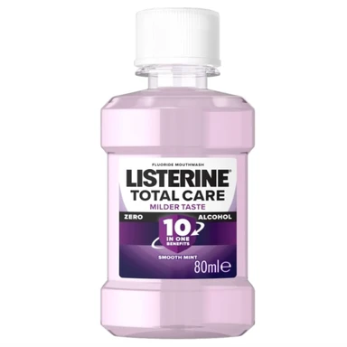 Listerine Total Care Milder Taste Zero Alcohol Mouthwash 80ml