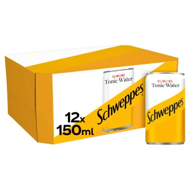 Schweppes Slimline Tonic Water 12 X 150ml
