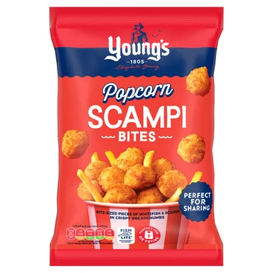 Youngs Popcorn Scampi Bites 190g