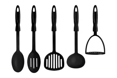 Essentials by Premier 5pc Black Nylon Kitchen Tool Set