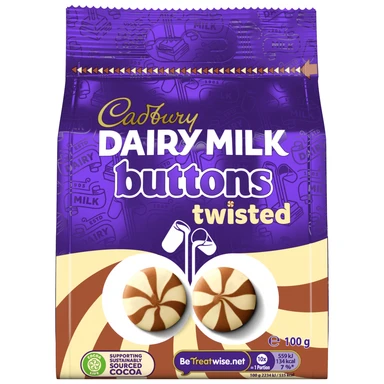 Cadbury Dairy Milk Buttons Twisted 100g