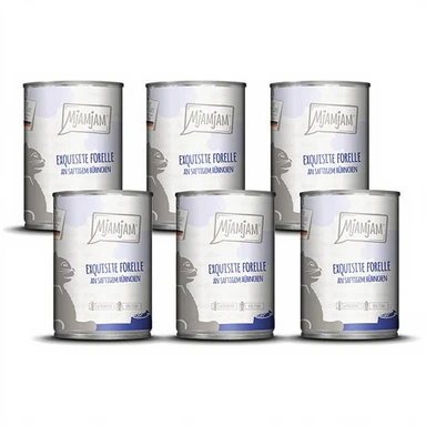 MjAMjAM – Truite Exquise avec Poulet Succulent 400 g x 6