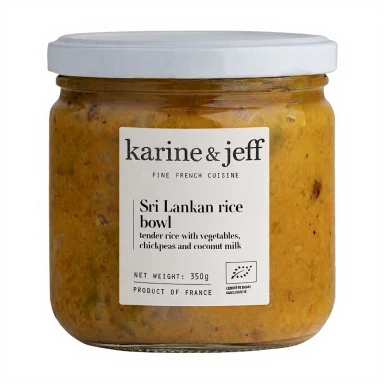 Karine & Jeff Organic Sri Lankan Rice Bowl 350g
