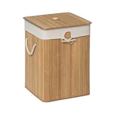 Maison by Premier Natural Square Laundry Hamper