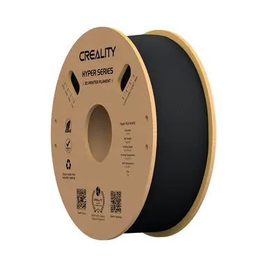 Creality Hyper PLA Black 1KG , High-Speed 30-600mm/s, Dimensional Accuracy +/-0.02mm, Compatible with Most FDM 3D Printers, 1KG (2.2lbs) Spool