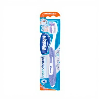 Wisdom Tandenborstel Interdental Medium Blauw (12 voor 6)