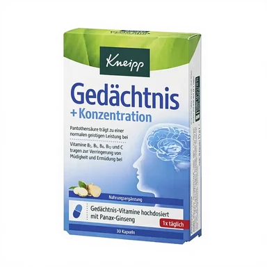 Kneipp Gedächtnis- und Konzentrationskapseln 30 St