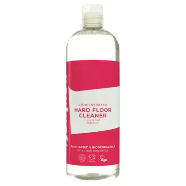 Ecoleaf by Suma Hard Floor Cleaner Rose & Oud Concentrated formula, 750ml