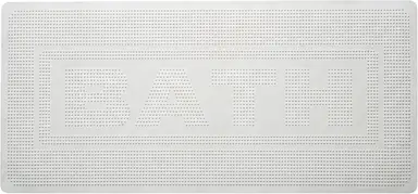 Croydex Bath Mat Rubber Chequer Cream 53x53cm