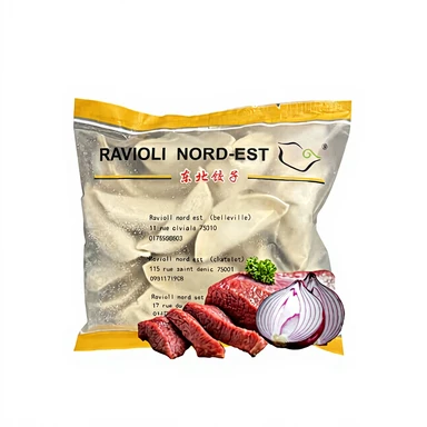 Northeast Dumpling King Raviolis au bœuf et à l'oignon 420 g