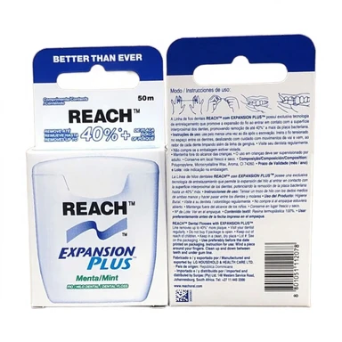 REACH Tandzijde Expansion Plus 50 m Mint Gewaxed (8x6)