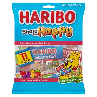 Haribo Share the Happy 11 Mini Bags approx. 176g