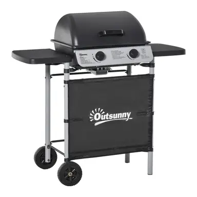 Outsunny 2 Burner Gas Barbecue