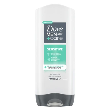 Dove Men+Care  3-in-1 Hair, Body and Face Wash Sensitive 400ml