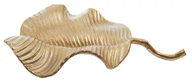 Fifty Five South Decorative Dish Prato Leaf Gold